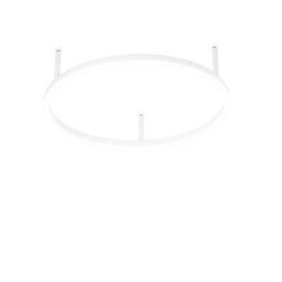 GREIS PL 53W Stropní přisazené svítidlo, těleso hliník, povrch bílá, difuzor plast opál, LED 53W, 5350lm, neutrální 4000K, 230V, IP20, tř.2, rozměry d=900mm, h=70mm.