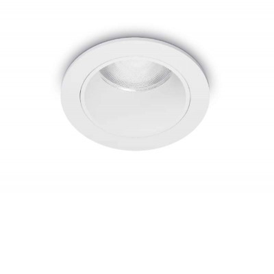 INGOL 9W Podhledové zápustné svítidlo, těleso hliník, povrch bílá, LED 12W, 1200lm, teplá 3000K, vyzař. úhel 25°, Ra90, 230V, IP20, tř.2, rozměry d=49mm, h=110mm.