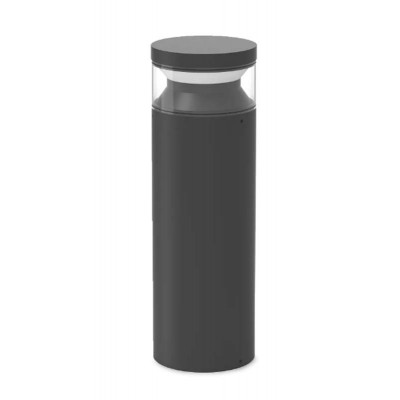 LISONE FL 14W Sloupkové venkovní svítidlo, těleso hliník, povrch černá, difuzor plast opál, krycí plast čirý, LED 14W, 1200lm, teplá 3000K, IP65, tř.1, rozměry d=130mm, h=1000mm.
