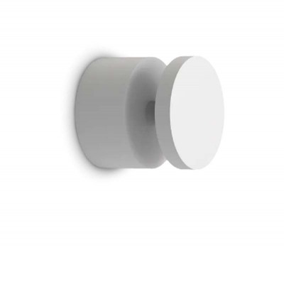 ULZED 8W IP65 Venkovní nástěnné svítidlo, nepřímé svícení, těleso hliník, povrch bílá, LED 8W, 800lm, teplá 3000K, 230V, IP65, tř.1, rozměry d=80mm, h=77mm.