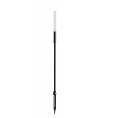 REPUTO 1,5W IP65 Sloupkové venkovní svítidlo, těleso hliník, povrch černá, difuzor plast opál, LED 1,5W, 130lm, teplá 3000K, 350mA, IP65, tř.3, rozměry d=18mm, h=740mm, s bodcem do záhodnu.