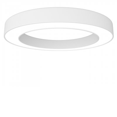 LED 53W Tuya ZigBee CCT IP20 Stropní svítidlo, kov, bílá, dif plast opál, LED 53W, 3640lm, dálk ovl. (včetně), nebo tel. TUYA Zigbee, nast CCT teplá 2700K-denní 6500K, stmív., Ra80, 230V, IP20, rozměry d=600mm, h=70mm.