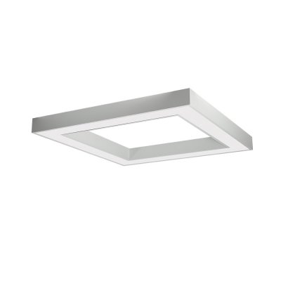 LED 60W Tuya ZigBee CCT IP20 Stropní svítidlo, kov, bílá, dif plast opál, LED 60W, 4200lm, dálk ovl. (včetně), nebo tel. TUYA Zigbee, nast CCT  teplá 2700K-denní 6500K, stmív., Ra80, 230V, IP20, rozměry 800x70x800mm.