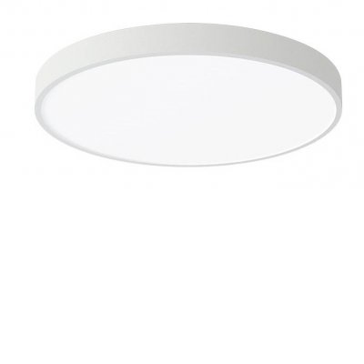 LED 60W, TUYA WiFi, Beacon Stropní svítidlo, kov, bílá, difuzor opál, LED 60W 4500 lm, dálk ovl. Beacon (včetně), nebo telefon TUYA WiFi, stmívatelné,  nast CCT  teplá 3000K - denní 6500K, Ra80, 230V, IP20, d=600mm, h=55mm