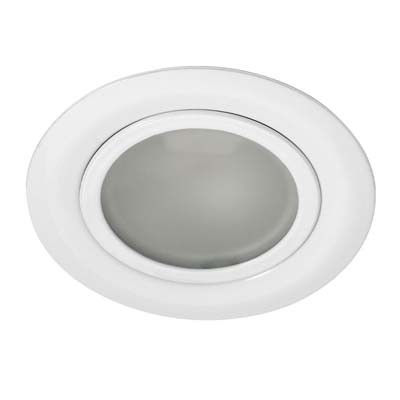 KUKI Podhledové svítidlo, kruhové, mělké zapuštění, materiál kov, povrch bílá, bronz kartáčovaná mat, chrom chrom lesk, chrom mat, difuzor sklo mat, pro žárovku 20W, G4, 12V, IP20, d=73mm, h=19mm