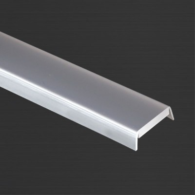COVER-06 Mléčný difuzor, pro hliníkové profily, 70% transparentní, tužší, dokonale plochý, materiál polykarbonát, délka 1m