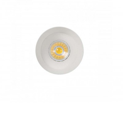 DIRK ROUND Stropní vestavné komínkové svítidlo, těleso hliník, povrch černá, pro žárovku, 1x50W, GU10 ES50, 230V, IP20, tř.2, rozměry 81x62mm