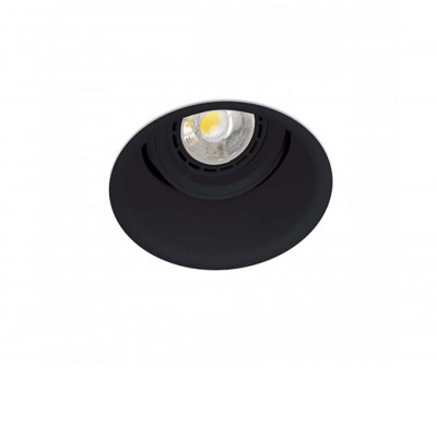 OXYGEN Stropní podhledové bodové výklopné+-15°, komínkové svítidlo 30°, těleso hliník, povrch bílá nebo černá, pro žárovku, 1x50W, GU10 ES50, 230V, IP20, tř.2, rozměry 90x57mm