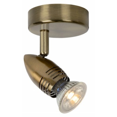 ORDI-LED 1X5W GU10 Stropní svítidlo bodové, nastavitelný směr svícení, těleso kov, LED 1x5W, GU10, teplá 2700K, 350lm, 230V, IP20, tř.1, rozměry 90x90x130mm, vč.sv.zdr.