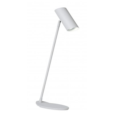 SLAGELSO Stolní lampa, těleso kov, povrch bílá, pro žárovku 1x7W, GU10, 230V, IP20, tř.1, rozměry 285x545mm.
