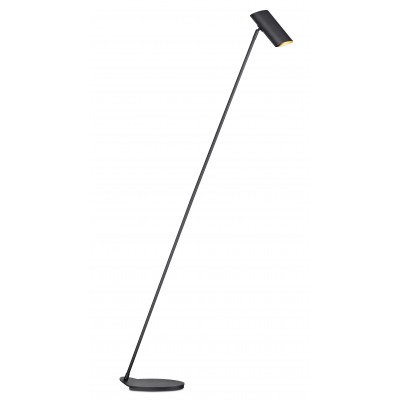 SLAGELSO I Stojací lampa, těleso kov, povrch černá, pro žárovku 1x7W, GU10, 230V, rozměry 610x1370mm.