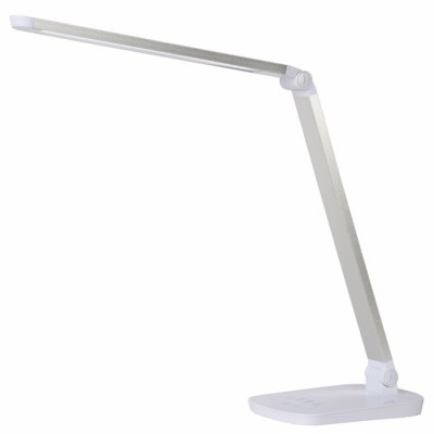 HYXVER 1x8W INLED Stolní lampa, těleso kov, povrch bílá, difuzor plast mat, LED 1x8W, nast teplota CCT teplá 2700K, denní 6500K, se stmívačem, 460lm, 230V, IP20, tř.2. rozměry 135x600x360mm