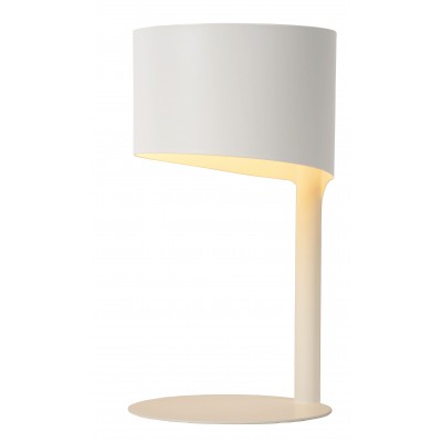 PORTOSQUE Stolní lampa, těleso kov, povrch bílá, pro žárovku 1x40W, E14, 230V, IP20, tř.1, rozměry d=150mm, h=280mm.