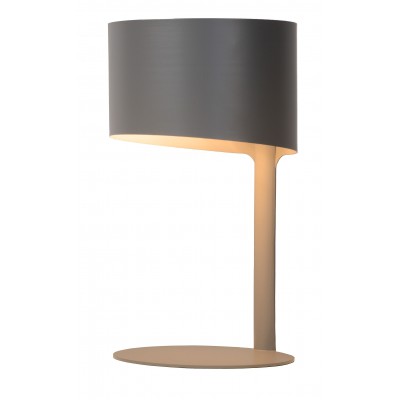 PORTOSQUE Stolní lampa, těleso kov, povrch šedá, pro žárovku 1x40W, E14, 230V, IP20, tř.1, rozměry d=150mm, h=280mm.