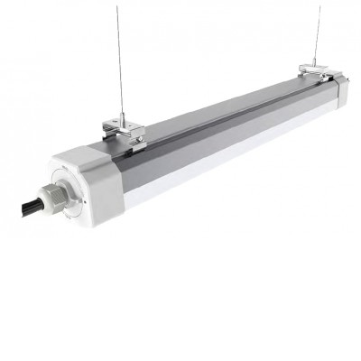 TRIPROOF LED 60W IP66 Průmyslové, prachotěsné svítidlo, těleso hliník, povrch šedá, difuzor plast opál, LED 60W, 7800lm, neutrální 4000K, Ra80, vyzař úhel 120°, 230V, IP66, rozměry 77x86mm, l=1500mm.