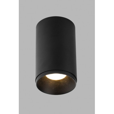 GOGA I 9W DALI-PUSH/TRIAC Stropní, bodové svítidlo, těleso kov, povrch černá/bílá, LED 9W, 735lm, teplá 2700K, stmív. DALI-PUSH/TRIAC dle typu, vyzař. úhel 60°, UGR<19, Ra90, 230V, IP20, rozměry d=85mm, h=143mm.