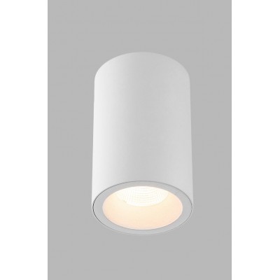 GOGA II 9W TRIAC Stropní, bodové svítidlo, těleso kov, povrch bílá, LED 9W, 735lm, teplá 2700K, stmív. TRIAC, vyzař. úhel 60°, UGR<19, Ra90, 230V, IP20, rozměry d=85mm, h=134mm.