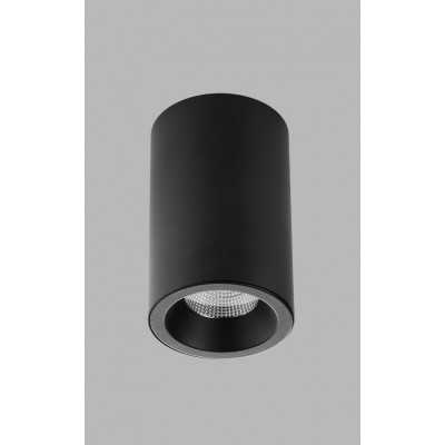 GOGA II 9W DALI-PUSH/TRIAC Stropní, bodové svítidlo, těleso kov, povrch černá/bílá, LED 9W, 735lm, teplá 2700K, stmív. DALI-PUSH/TRIAC dle typu, vyzař. úhel 60°, UGR<19, Ra90, 230V, IP20, rozměry d=85mm, h=134mm.