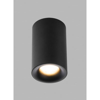 GOGA III 9W DALI-PUSH/TRIAC Stropní, bodové svítidlo, těleso kov, povrch černá/bílá, LED 9W, 735lm, teplá 2700K, stmív. DALI-PUSH/TRIAC dle typu, vyzař. úhel 60°, UGR<19, Ra90, 230V, IP20, rozměry d=85mm, h=134mm.