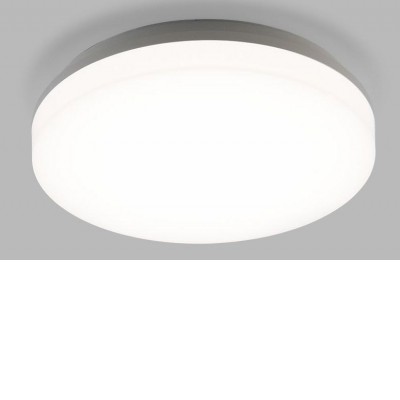 BOIS 25 VÝPRODEJ Stropní přisazené svítidlo, těleso plast, povrch bílá, difuzor plast, LED 1x12W, 1200lm, CCT přepínatelná teplota teplá 3000K, neutrální 4000K, denní 5700K, 230V, IP54, rozměry d=250mm, h=