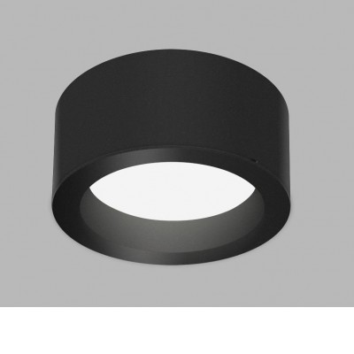 DANOST 12W/25W CCT Stropní, přisazené svítidlo, těleso kov, povrch černá/bílá, dif plast opál, LED 12W/25W, přepín. CCT teplota teplá 3000K-neutrální 4000K, stmív. DALI-PUSH/TRIAC/RF/Casambi dle typu, 230V, IP20, rozměry dle typu.