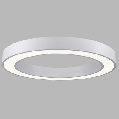 CALAIS C Stropní svítidlo, těleso hliník, povrch bílá, difuzor plast opál, LED 50W, 3300lm, TW Tunnable white CCT teplá 3000K, neutrální 4000K, stmív ZigBee, Ra80, 230V, IP20, tř.1, rozměry d=600mm, h=80mm