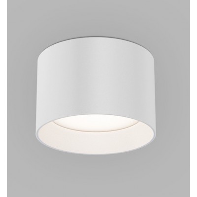 DYNE 15W CCT Stropní, přisazené svítidlo, těleso kov, povrch bílá, LED 15W, 1350lm, přepín. CCT teplota teplá 3000K-neutrální 4000K, stmív. DALI/PUSH, 230V, IP20, rozměry d=120mm, h=64mm.