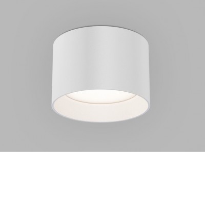 PROM 15W Zigbee Stropní svítidlo, hliník, bílá, dif plast opál, LED 15W, 1350lm, TW nast. teplota CCT  teplá 3000K-neutr. 4000K, dle provedení stmív. Zigbee, Ra90, 230V, IP20, rozměry d=140mm, h=70mm.