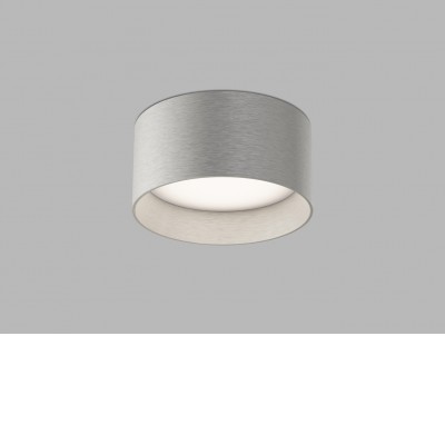 PROM 15W TW CCT Casambi Stropní, přisazené svítidlo, těleso kov, povrch nikl, LED 15W, 1350lm, TW nast. CCT teplota teplá 3000K-neutrální 4000K, stmív. Casambi, 230V, IP20, rozměry d=140mm, h=70mm.