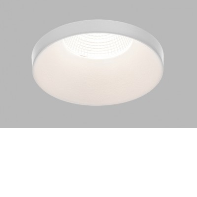 GOGO A 9W CCT IP44 DALI TW Stropní podhledové bodové svítidlo, hliník, bílá, LED 9W, 735lm, TW nast. teplota CCT teplá 3000K-neutrální 4000K, stmív. DALI, vyzař. úhel 60°, UGR<19, Ra90, 230V, do koupelny IP44, d=82mm, h=61mm.