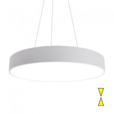 ROPOVO SDU LED 42W+5W, 54W+6W, 70W+6W Závěsné svítidlo, těleso hliníkový profil, povrch bílá, n. černá, difuzor plast opál, LED 42W+5W, 54W+6W, 70W+6W, LED nahoru 5W/6W, teplá 3000K, Ra80, dle typu stmív DALI/PUSH, 230V, IP20, tř.1, svítí nahoru/dolů