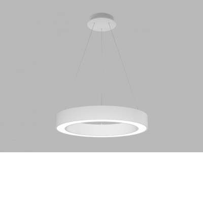 CALAIS SL SU LED 50W, 80W Závěsné svítidlo, těleso hliník, povrch bílá, LED 50W, 3700lm, TW nast. teplota CCT teplá 3000K-neutrální 4000K, stmív. Casambi, 230V, IP20, tř.1, rozměry d=600mm, vč závěs lanka l=2500mm, lze zkr.