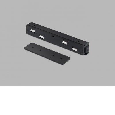 KASEL con 48V Vkládací, spojovací konektor pro napájení magnetického systému osvětlení, materiál plast, černý, stmívání DALI, 48V, IP20.