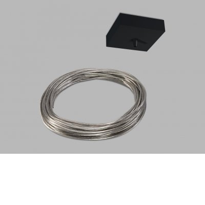 KASEL SU II Závěsná sada pro magnetický systém, těleso kov, povrch černá/bílá, délka l=3m.