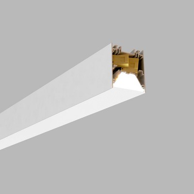 KELONO 21-32W CCT DALI Stropní přisazené lineární svítidlo, hliník, bílá, dif plast opál, LED 21-32W, 2940-4480lm, TW nast. CCT teplá 3000K-neutrální 4000K, stmív. DALI, Ra90, 230V, IP20, rozměry 85x65mm, l=1200mm.
