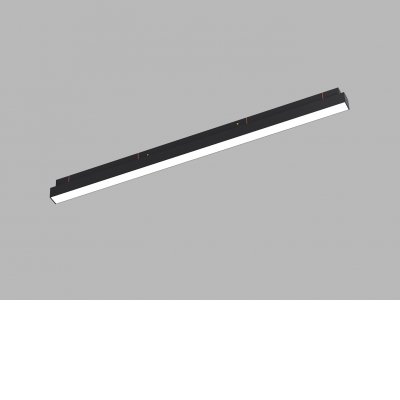 RORY 24W CCT DALI Svítidlo do magnetického systému, těleso kov, černá, difuzor plast opál, LED 24W, 1944lm, přepín CCT teplá 3000K/3500K/neutrální 4000K, stmív. DALI, vyzař. úhel 110°, 48V, IP20, rozměry 601x44x22mm