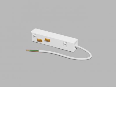 VERT 48V DALI Napájecí konektor pro napájení magnetického systému osvětlení, materiál plast, bílý, DALI, 48V, IP20,