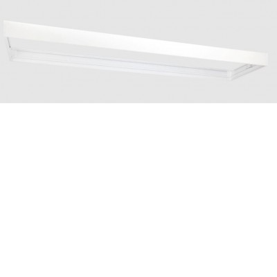 MR122 - Rám pro LED panel 1200x300x62mm Montážní rám pro stropní montáž LED panelu, materiál hliník, povrch bílá, rozměry 1200x300x62mm, DIY šroubovací, rozložený