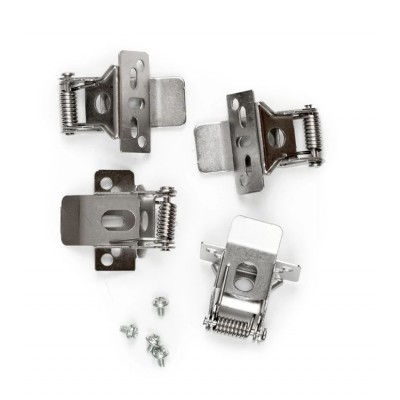 GILMO montážní klipy Sada 4ks - Montážní klipy pro spodní montáž LED panelů, do sádrokartonu SDK, materiál kov