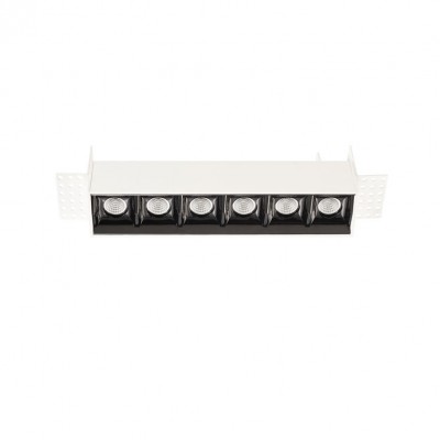 CELLULAR LED 6 FRAMELESS Stropní, podhledové, bodové, bezrámečkové, svítidlo, těleso kov, povrch bílá, komínek bílá, nebo černá, LED 13W, teplá 2700K, nebo 3000K, vyzař. úhel 15°/34°/50, Ra90, 700mA, UGR<13, IP20, rozměry 164x36x50mm
