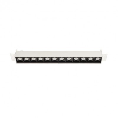 CELLULAR LED 12 FRAMELESS Stropní, vestavné, bodové, bezrámečkové svítidlo, těleso kov, povrch bílá, komínek černá, LED 26W, teplá 2700K, 1400lm, vyzař. úhel 34°, Ra90, 700mA, UGR<13, IP20, 322x36x50mm