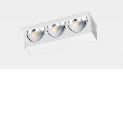 UNCUS FL, LED 3W Stropní podhledové svítidlo, bezrámečkové, základna hliník, povrch bílá, LED 3W, 276lm, neutrální 4000K, Ra92, WALLWASHER, 230V, IP23, tř.3, rozměry 75x58x16mm.