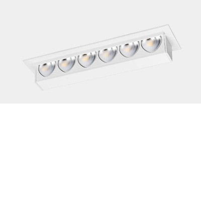 UNCUS LED 6W Stropní podhledové svítidlo, základna hliník, povrch bílá, LED 6W, 562lm, neutrální 4000K, Ra92, WALLWASHER, 230V, IP23, tř.3, rozměry 143x49x16mm.