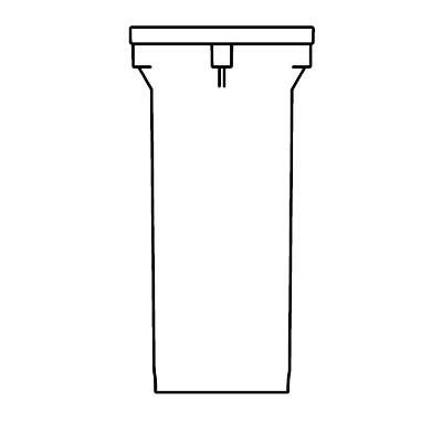 Montážní box pro instalaci svítidla do země Zemní montážní box, pro upevnění svítidla, materiál plast, d=110mm, h=220mm