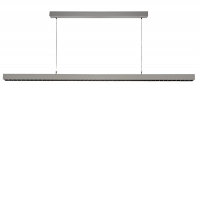 LAPSA LED 60W, UGR<6, DALI Závěsné svítidlo, těleso hliník, povrch bílá/stříbrná, LED 60W, 7000lm, neutrální 4000K, UGR<6, stmív DALI, 230V, IP20, tř.1, rozměry 1179x35mm, vč závěs lanka l=2500mm, lze zkrátit, svítí nahoru/dolů.