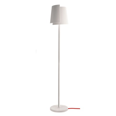 BUMBO FL Stojací lampa, těleso sádra, povrch bílá, možno natírat malířskou hlinkou, pro žárovku 1x40W, E27, 230V, IP20, tř.1, rozměry d=280mm, h=1500mm.