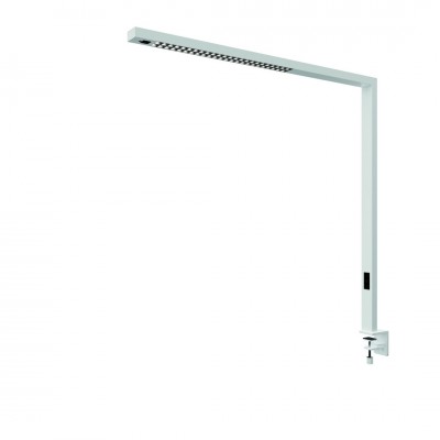 LEX TL 80W CCT sensor Stolní lampa, senzor přítomnosti, dosah 3m, záběr 85°, hliník, bílá, LED 80W, 9800lm, nast CCT teplá 3000K-denní 6500K, UGR<6, vyzař úh 50°, dotyk stmívač, Ra90, 230V, 64x1194x1159mm, sv nahoru/dolů