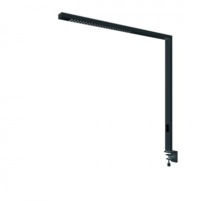LEX TL 80W CCT presence sensor Stolní kancelářská lampa, senzor přítomnosti, dosah 3m, záběr 85°, hliník, černá/bílá/stříbrná, LED 80W, CCT teplá 3000K-denní 6500K, UGR<6, vyzař úh 50°, dotyk stmívač, 230V, 64x1194x1159mm, svítí nahoru/dolům svěrka SAMOSTANĚ