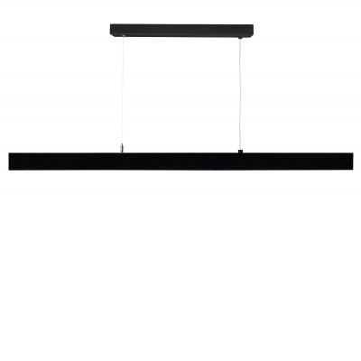 OLPE I, LED 28W Závěsné svítidlo, těleso hliník, povrch bílá/černá/šedostříbrná, LED 28W, neutrální 4000K, 3165lm, stmív TRIAC nebo DALI nebo 1-10V dle typu, UGR<19, Ra80, 230V, IP20, rozměry 1177x53x53mm, vč závěs lanka l=3000mm, lze zkrátit.