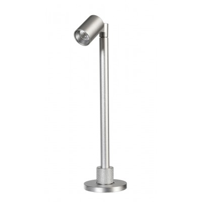 EXPO TL 1W Bodové svítidlo, nastav. směr svícení, těleso hliník, povrch šedostříbrná, LED 1W, neutrální 4000K, Ra90, 350mA, IP20, rozměry d=39mm, h=250mm.